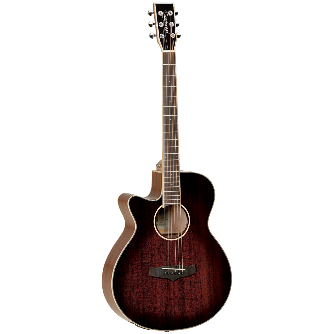 Tanglewood TW4AVBLH Winterleaf Left Handed Super Folk C/E Antique Vintage Burst