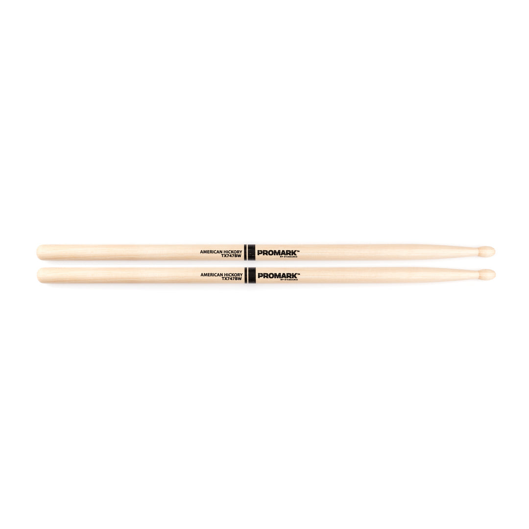 747B Wood Tip Drumsticks Super Rock American Hic