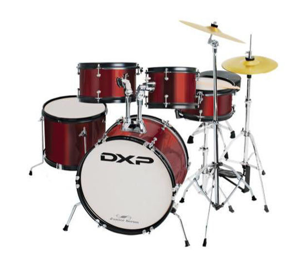 DXP Junior Drum Kit in Wine Red