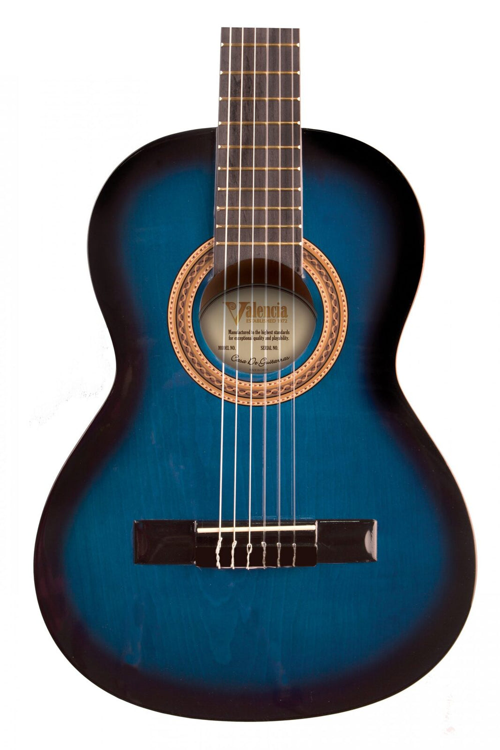 Valencia 100 Series 3/4 Classical Guitar Black - VC103BUS