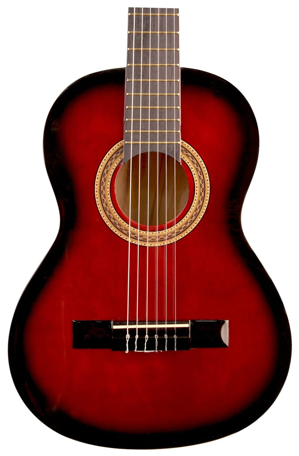 Valencia 100 Series 3/4 Guitar in Red Burst