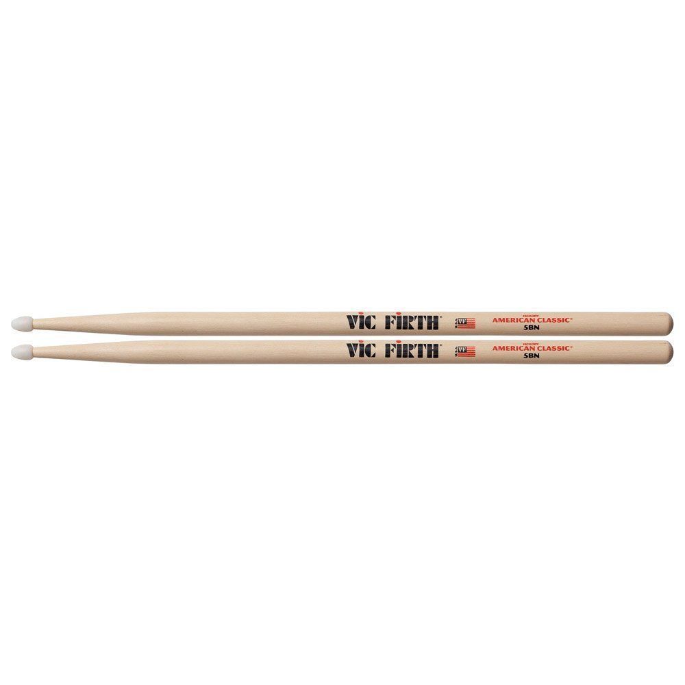 Vic Firth 5BN Wood Tip Black Pack - 3 Pairs Get 1 Free