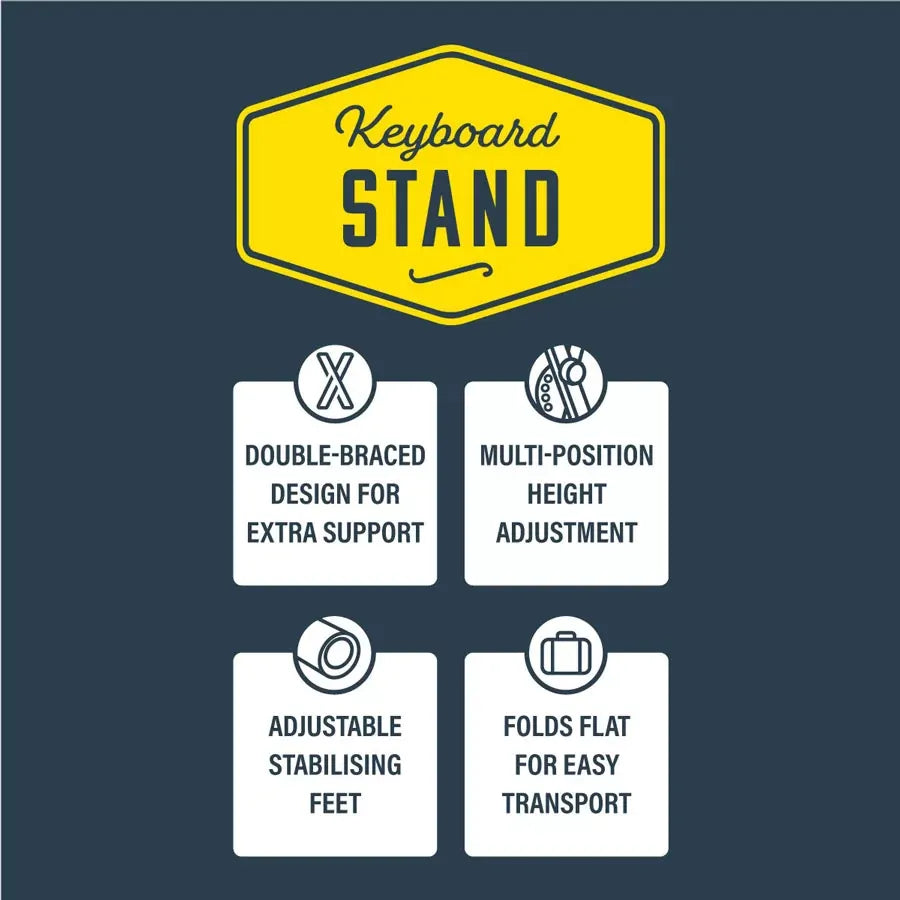 XTR XKS34 Double Braced Keyboard Stand
