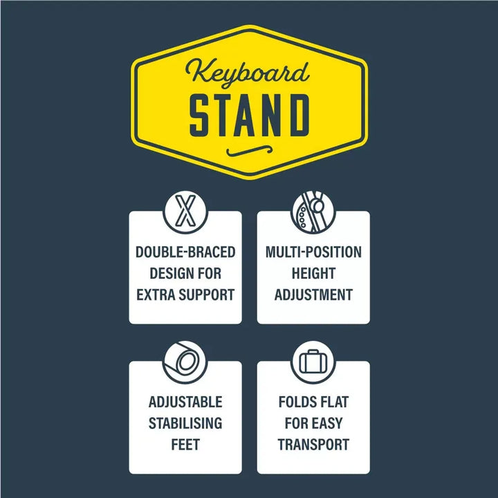 XTR XKS34 Double Braced Keyboard Stand