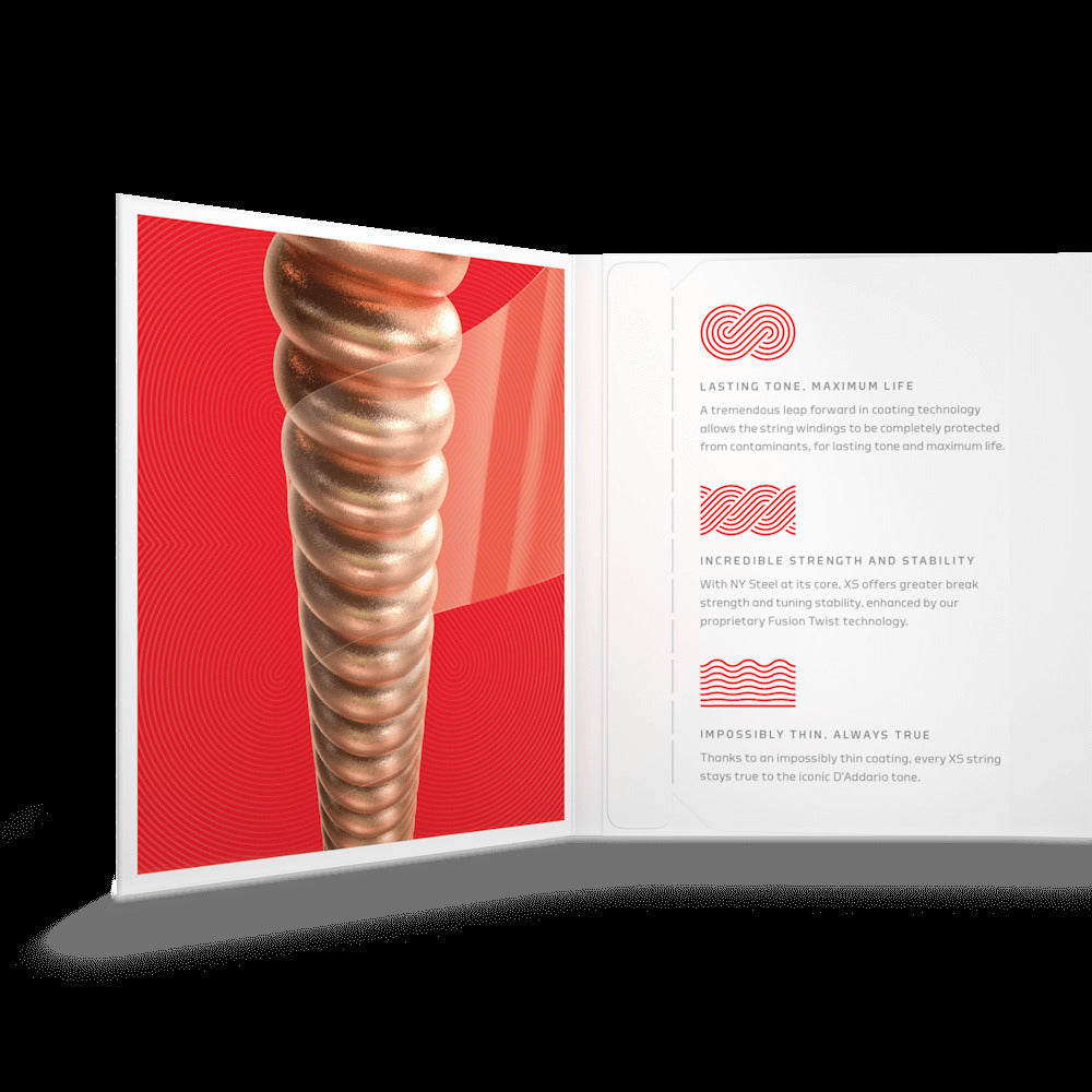 D'Addario XS 13-56 Coated Acoustic Guitar String Set