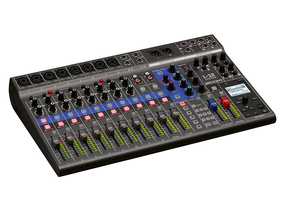 Zoom LiveTrack L-12 Multi-Track Recorder