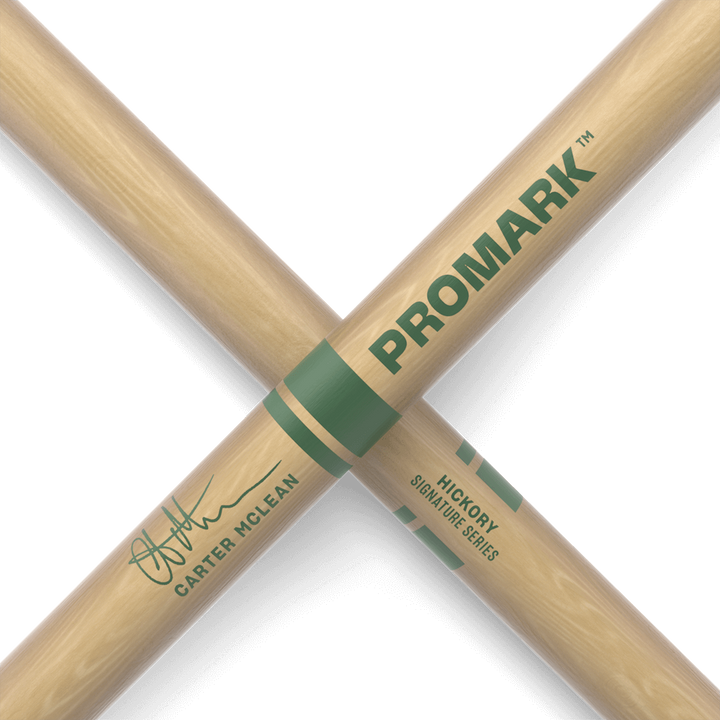 ProMark Carter McLean Hickory Drumsticks Wood Tip