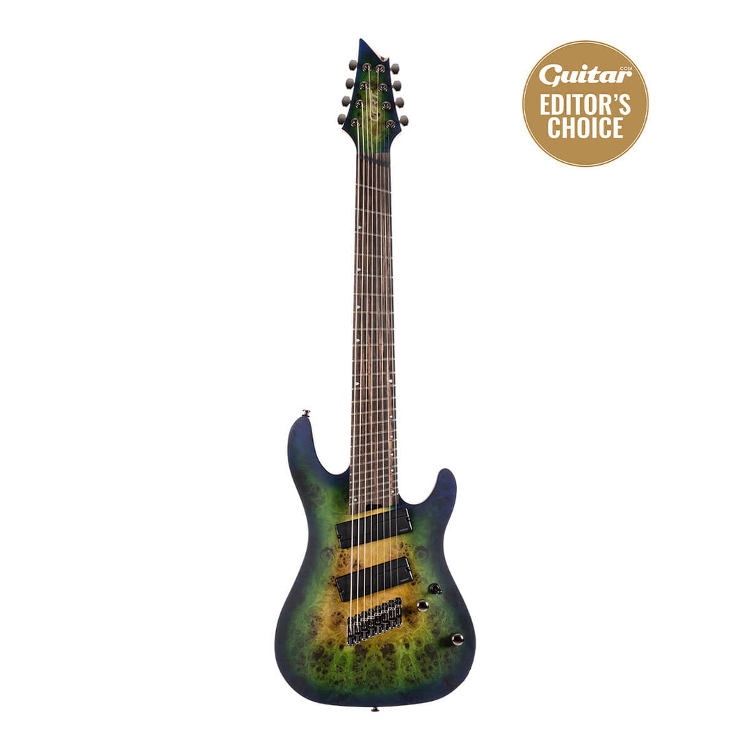 Cort KX508 Multi Scale II 8-String - Mariana Blue Burst
