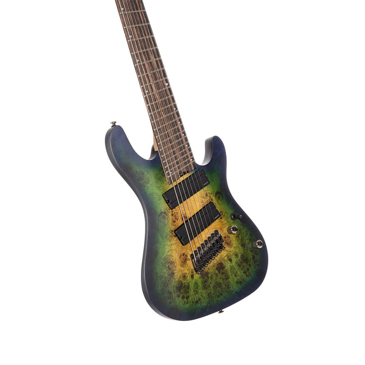 Cort KX508 Multi Scale II 8-String - Mariana Blue Burst