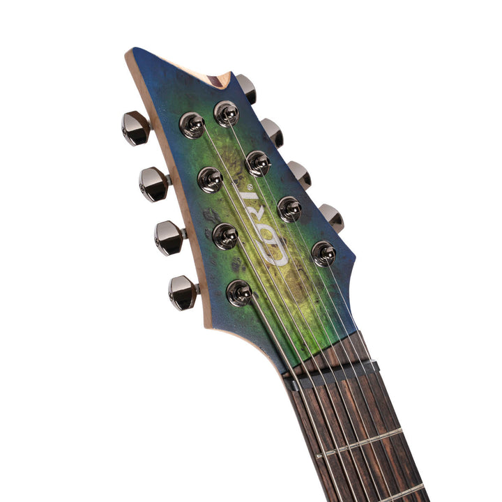 Cort KX508 Multi Scale II 8-String - Mariana Blue Burst