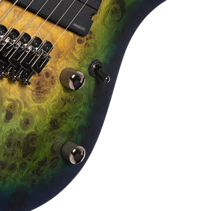 Cort KX508 Multi Scale II 8-String - Mariana Blue Burst