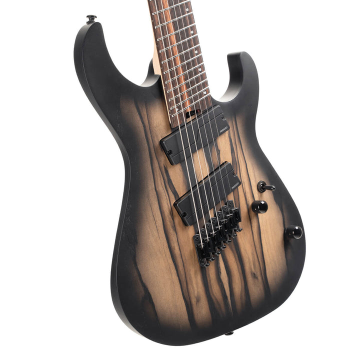 Cort KX507MS Pale Moon 7-String - Natural Black Burst