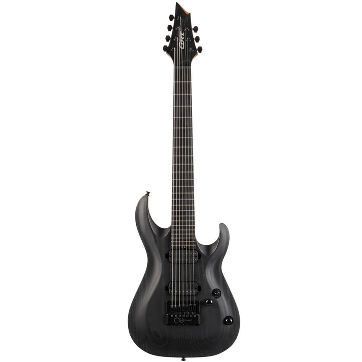 Cort KX707 7-String EverTune Open Pore Black with Deluxe Bag