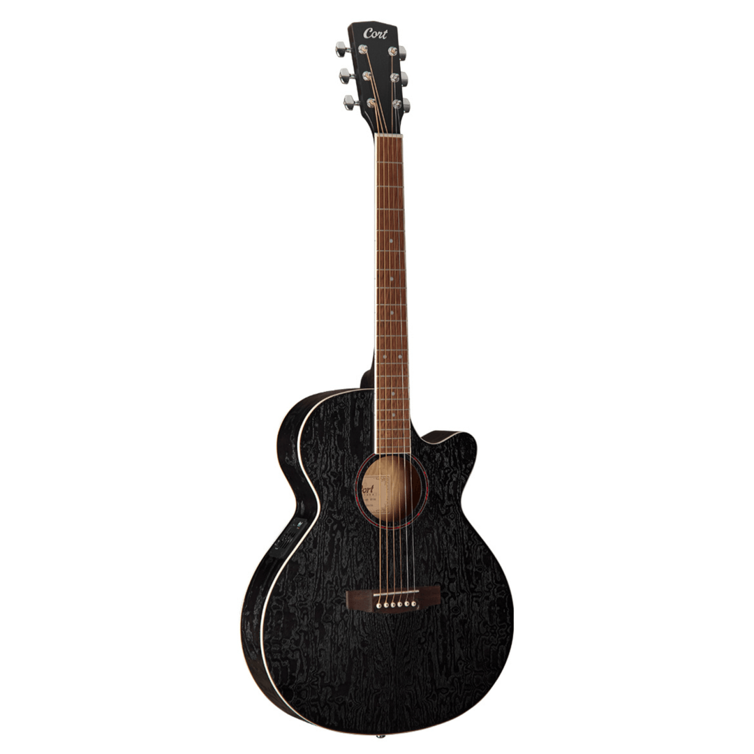 Cort SFX-AB Ash Burl Open Pore Black