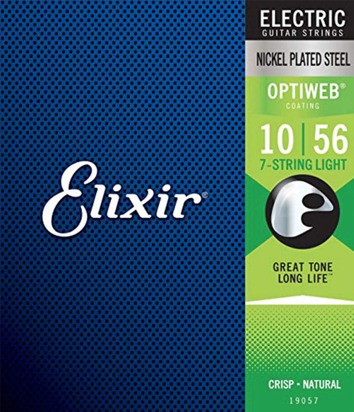 Elixir Optiweb Electric Light 10-56 7-String Set
