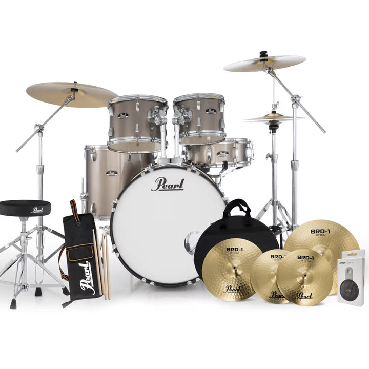 Pearl Roadshow-Plus 22" 5pc Drum Kit Package - Bronze Metallic