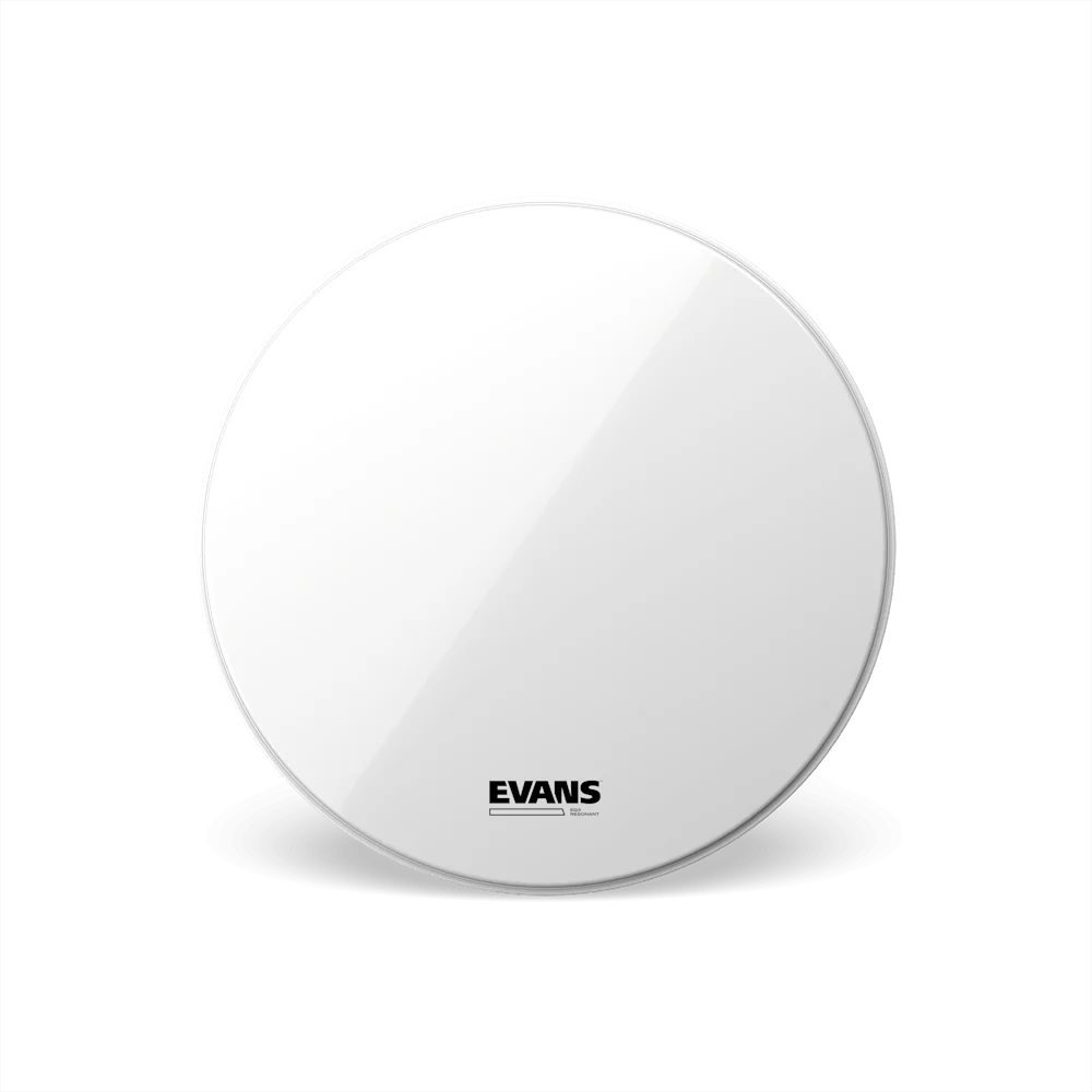 Evans EQ3 Smooth White 18" Resonant Bass Drum Head - No Port