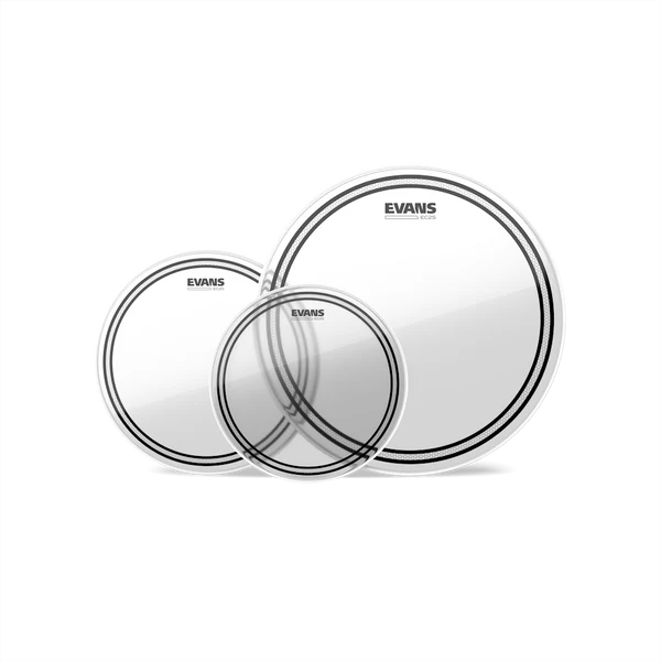 Evans EC2S Clear Tom Pack Standard (12", 13", 16")