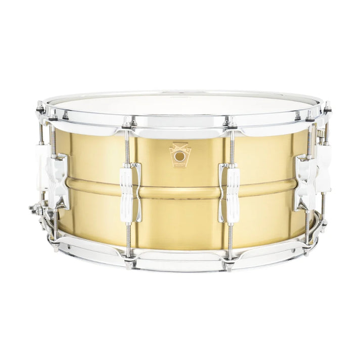 Ludwig Acro Brass LB654BM 14" x 6.5" Brushed Snare Drum