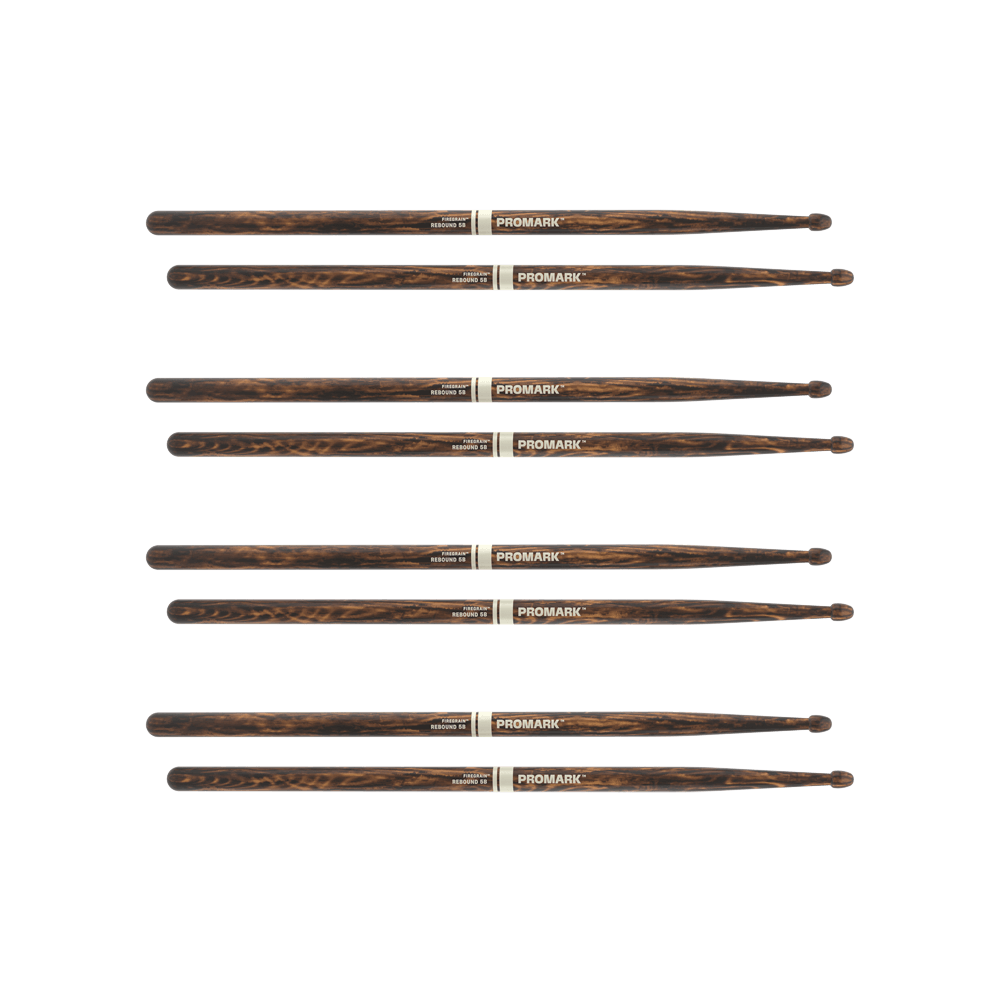 ProMark 5B Firegrain Rebound Drum Sticks - 4 Pack