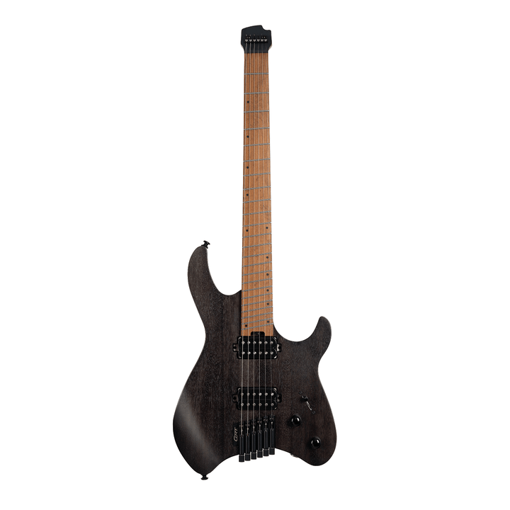 Cort Space G6MS Electric Guitar - Semi-Gloss Trans Black