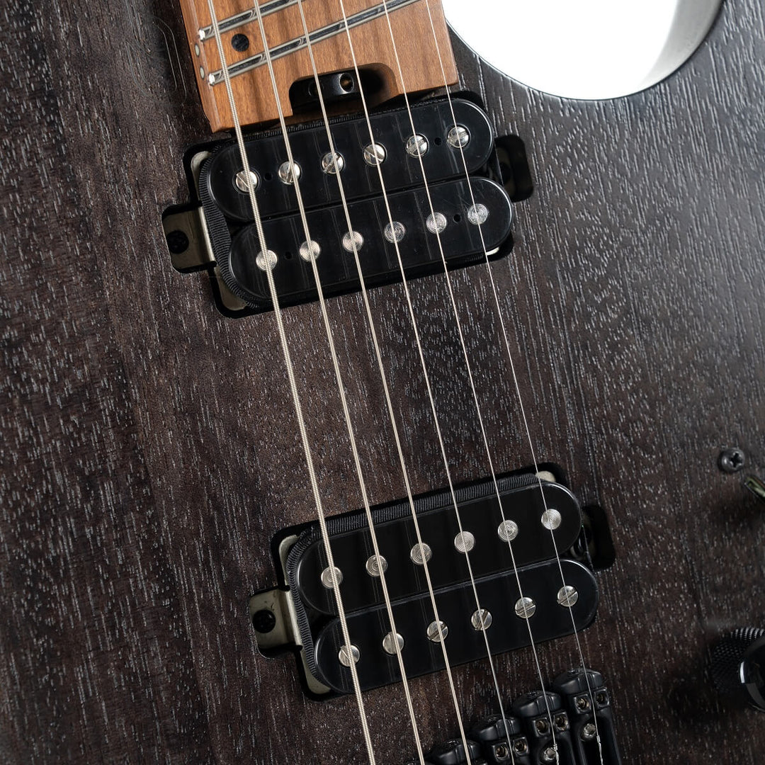 Cort Space G6MS Electric Guitar - Semi-Gloss Trans Black