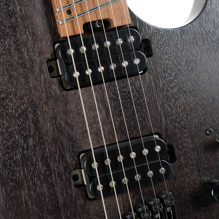 Cort Space G6MS Electric Guitar - Semi-Gloss Trans Black