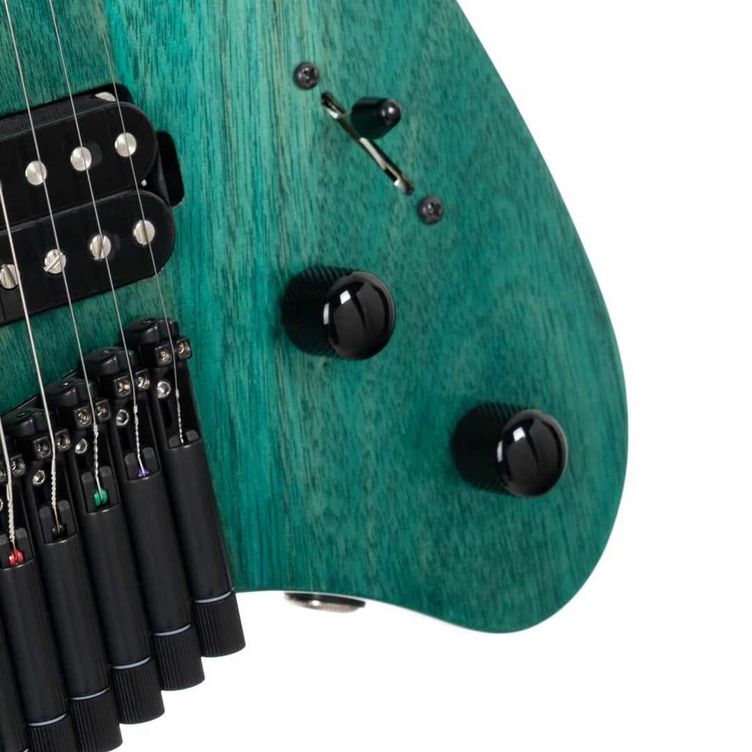Cort Space G6MS Electric Guitar - Semi-Gloss Turquoise