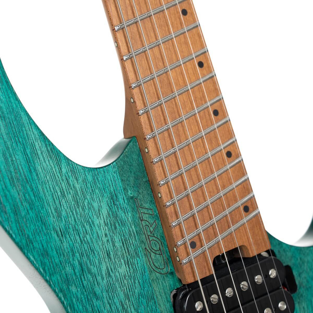 Cort Space G6MS Electric Guitar - Semi-Gloss Turquoise